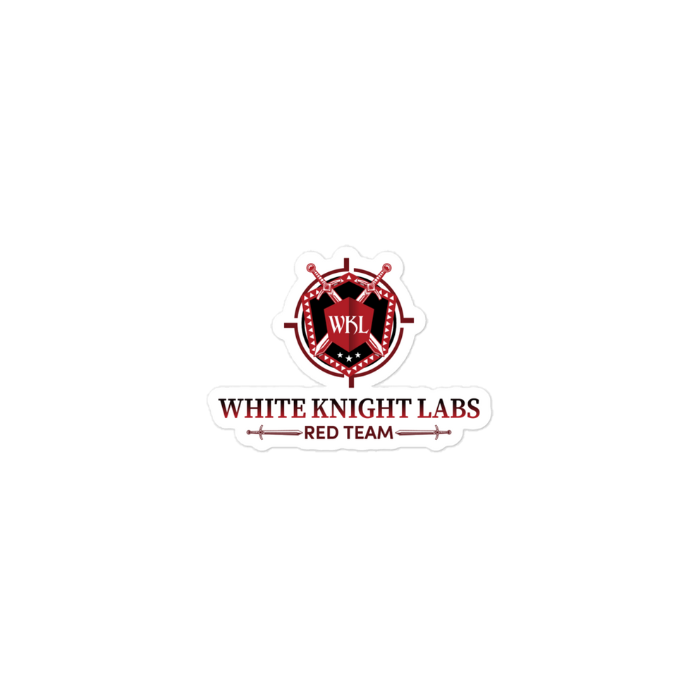 WKL Red Team Sticker – White Knight Labs - SWAG